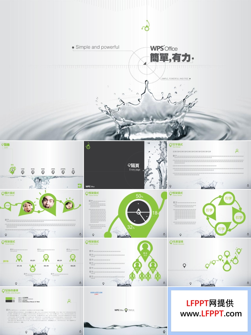 簡單商務(wù)計劃工作總結(jié)匯報動態(tài)模板之淡雅簡潔PPT模板