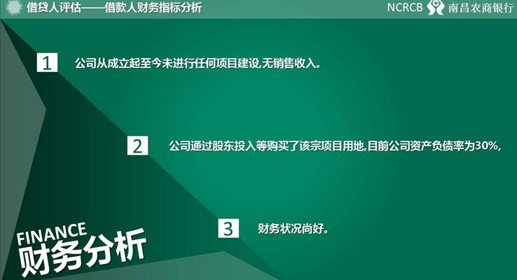 銀行項(xiàng)目方案總結(jié)PPT模板