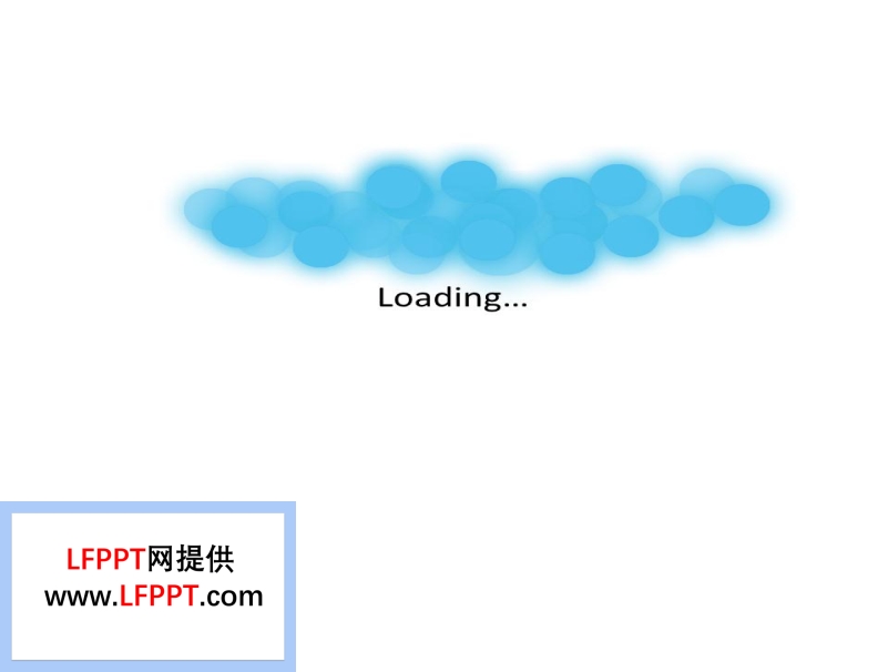 IOS風(fēng)格圓點(diǎn)加載動(dòng)畫(huà)開(kāi)場(chǎng)PPT模板