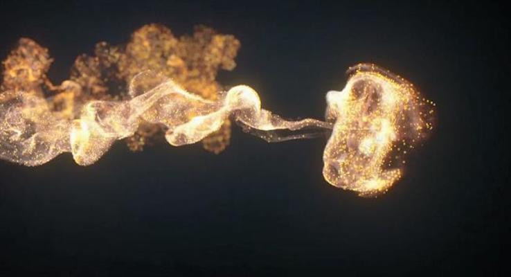 金色粒子特效動(dòng)畫開場(chǎng)創(chuàng)意開場(chǎng)動(dòng)畫PPT模板