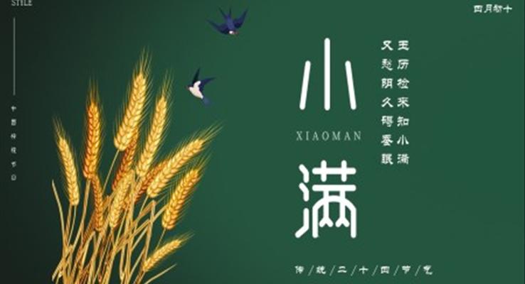 小滿(mǎn)PPT
